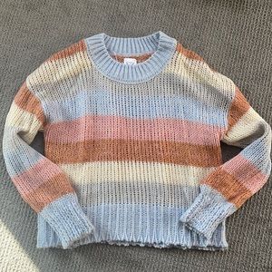 Striped Knit Sweater